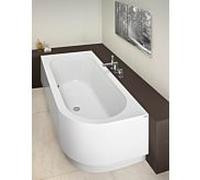 Hoesch Happy D. baignoire d’angle 180x80 cm côté gauche blanc 6485.010