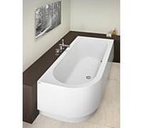 Hoesch Happy D. baignoire d’angle 180x80 cm côté droit blanc 6487.010