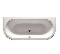 Hoesch Happy D. baignoire murale 180x80 cm ovale blanc 6181.010