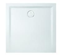 Hoesch Hoesch Bac de douche en minéral Muna S 110x110x3cm, gris pierre, Soliq., sans rebord Quantité:1
