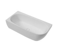 Hoesch Hoesch Baignoire d'angle iSENSI Monoblock 170x75 cm, gauche, trop-plein + robinetterie, blanc Quantité:1