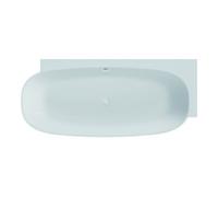 Hoesch Hoesch Baignoire îlot LABRILLIANTE ÜL-Gar. Com +, blanc mat, 180x80 cm, droite Quantité:1