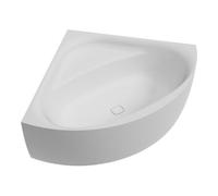 Hoesch Baignoire d'angle iSENSI 3857.010 150x150cm, blanc , 272 l, remplissage par trop-plein, chromé