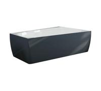 Hoesch Hoesch iSENSI Baignoire trapèze 150x100cm, droite, 1 trop-plein + AL, c, blanc cassé Quantité:1