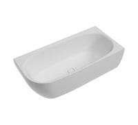 Hoesch Hoesch iSENSI Monolith baignoire d'angle 170x75 cm, droite, 1 trop- + vid, chrome, blanc Quantité:1