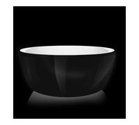 Hoesch Hoesch Monolith Baignoire ronde d 150 cm, 1 trop-plein + vidange, chrome, noir-blanc Quantité:1