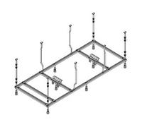 Hoesch Hoesch Support spécial rectangulaire, 160x70 cm, pour baignoire Quantité:1