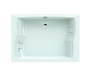 Hoesch Hoesch Whirlpool Largo 3692&Tergum pour 2 personnes blanc/chromé/Moteur droite/gauche Quantité:1