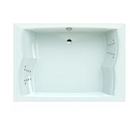 Hoesch Hoesch Whirlpool Santee 6652 & Tergum pour 2 bains à remous, blanc/chromé/moteur central Quantité:1