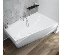 Hoesch iSENSI Baignoire d’angle, avec tablier, 3871.010,