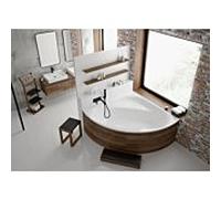 Hoesch Baignoire d'angle iSENSI 3843.010 150 x 150 cm, blanc