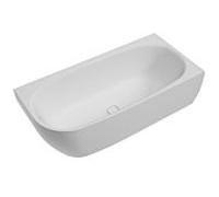 Hoesch Design baignoire d'angle iSENSI 3865.010 180×80 cm droite 182 L trop-plein chromé