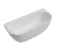 Hoesch iSensi baignoire murale 180x180 cm ovale blanc 3863.010