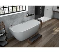 Hoesch iSensi baignoire murale 180x80 cm ovale blanc 3833.010