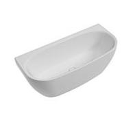 Hoesch iSENSI baignoire pré-murale 3854.010 190x90cm, blanc , 235 l, avec trop-plein, chromé