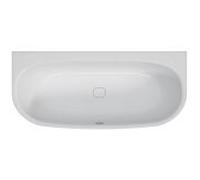 Hoesch iSENSI baignoire murale 3975.010 160x75cm, blanc , 130 l