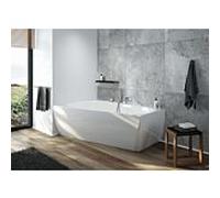 Hoesch baignoire iSENSI 3955.010 150x100cm, gauche, blanc , 164 l, trop-plein
