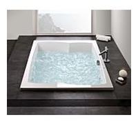 Hoesch Largo baignoire 3692.010 200x140cm, blanc, deux places