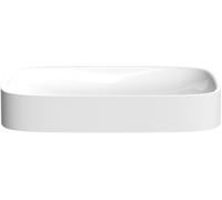 Hoesch Lasenia lavabo 4520.013 50 x 30 cm, sans trou pour robinetterie et trop-plein, blanc mat