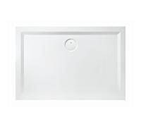 Hoesch Muna bac à douche en Muna minérale 4184xA747 100x90x3cm, télégrey, solique
