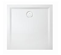 Hoesch bac à douche en Muna minérale 4162xA010 100x100x3cm, blanc , matériau unique