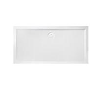 Hoesch Muna Hoesch douche en Muna minérale 4224.010 190 x 80 x 3 cm, blanc , en Solique, antidérapant