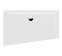 Hoesch Muna Hoesch douche en Muna minérale 4227xA.010 120 x 90 x 3 cm, blanc , en Solique, gauche