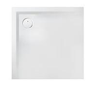 Hoesch Muna receveur de douche en fonte minérale 4159.010 100 x 100 x 3 cm, blanc, antidérapant