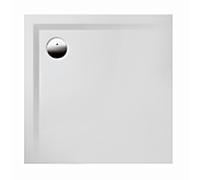 Hoesch Hoesch Bac à douche en minéral Muna Solique 100x100x3 cm, blanc, sans antidérapant Quantité:1