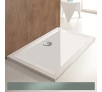 Hoesch bac à douche en Muna minérale 4174xA730 110x75x3cm, gris pierre, solique