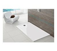Hoesch Muna S receveur de douche en fonte minérale 4242XA.010 110 x 70 x 3 cm, blanc , Solique