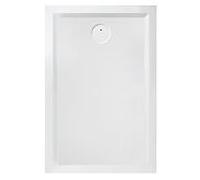 Hoesch Muna S receveur de douche en fonte minérale 4269.010 130 x 100 x 3 cm, blanc , Solique, antidérapant