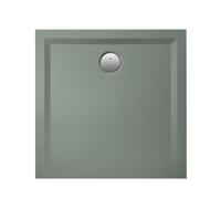 Hoesch Muna S Hoesch douche en fonte minérale 4222xA.730 75 x 75 x 3 cm, gris pierre, en Solique
