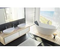Hoesch Namur lavabo 50x30 cm ovale à poser blanc brillant 4410.010