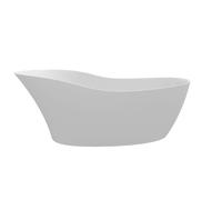 Hoesch Namur Lounge baignoire autoportante 180x80 cm ovale blanc 4492.013305