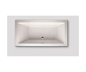 Hoesch Scelta baigner 3669.010 180 x 80 cm, blanc , trop - plein central