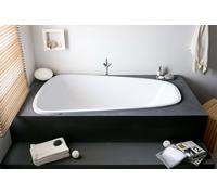 Hoesch SINGLEBATH Duo Oval bain blanc 3686.010, 176,6x114,1cm, intégré, droit