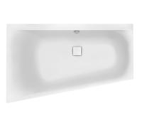 Hoesch Thasos bath 3747.010 version gauche, 175 x 110 cm, blanc