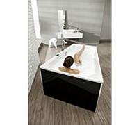Hoesch Thasos bain 3745,010 gauche, 150x100 cm, blanc