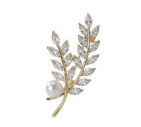 Hofar Élégante broche de divination - Accessoire pour sacs à dos, badges, chapeaux, sacs - Décoration de vie quotidienne - Unisexe - Cadeau pour maman, Gemme, Zircon cubique