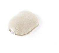 Hofbrucker - Lot de 2 Bouteilles Chauffantes en Peau d'Agnneau et Bouillotte Blanc 2L - Classique - Bouteille Thérapeutique