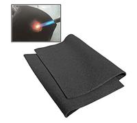 HOFENTIGU Couverture de soudage Ignifuge - Matériau résistant à la Chaleur jusqu'à 982,2 °C - Tissu Ignifuge en Feutre de Carbone pour Gril, poêle, puits, soudeurs, plombiers (1, 30,5 x 68,6 cm)