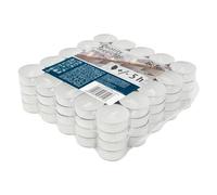 Hofer Bougies Chauffe-plat - 100 pièces - 5 heures de combustion - Cire non parfumée, sans gouttes, longue durée, qualité UE