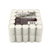 Hofer Bougies Chauffe-plat - 200 pièces - 4 heures de combustion - Cire non parfumée, sans gouttes, longue durée, qualité UE