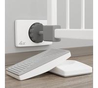 Hoffenbach 4X Patins de Protection Murale - Grille et Barrière de Sécurité pour Escalier & Porte - Protection Murale sans Perçage - Fixation à Pression pour Bébé & Enfants
