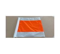 Hoffschmidt Werbeflaggen Drapeau de signalisation 75x75 cm avec manche en bois 100 cm Quantité:1