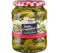 Hofgut Cornichons fins croquants aux herbes piquantes en bocal 720ml
