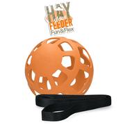 Hofman Animal Care Ballon à Foin 'Slow Feeder Fun & Flex' - Orange