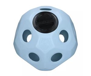 Hofman Animal Care Feed & Play Ball - Slowfeeder Cheval - Filet à Foin Chevaux - Jouet interactif pour Chevaux - Boule distributrice de Nourriture pour Chevaux - Bleu