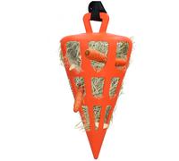 Hofman Animal Care Porte Foin en Forme de Carotte 'Hay Slow Feeder Fun & Flex Carrot' - Orange